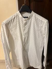 Camicia 100% cotone senza colletto