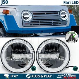 FARI LED Per LAND CRUISER J50 Angel Eyes OMOLOGATI