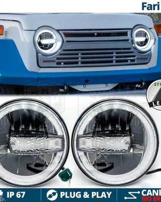 FARI LED Per LAND CRUISER J50 Angel Eyes OMOLOGATI