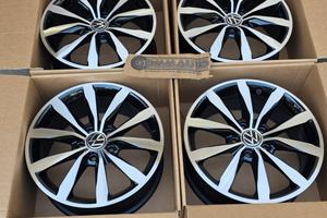 Cerchi in lega volkswagen golf raggio 17 originali