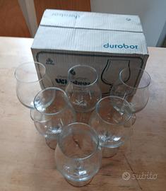 SET DI 6 BICCHIERI DUROBOR WINDSOR 50 CL BRANCA &