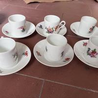 servizio da caffè in porcellana vintage