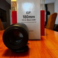 Canon 180mm f/3.5L Macro USM OBIETTIVO