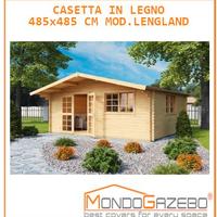 Casetta legno spess 40mm casa pavimento 5x5 mt