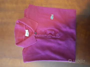 Polo bordeaux LACOSTE 