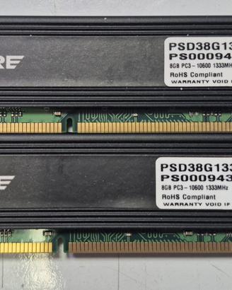 16 GB RAM DDR3 1333 (2 moduli da 8 GB)