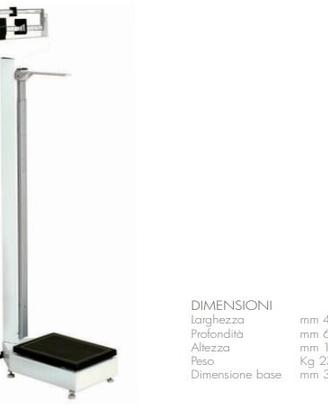 Bilancia Pesapersone Meccanica Wunder + Altimetro