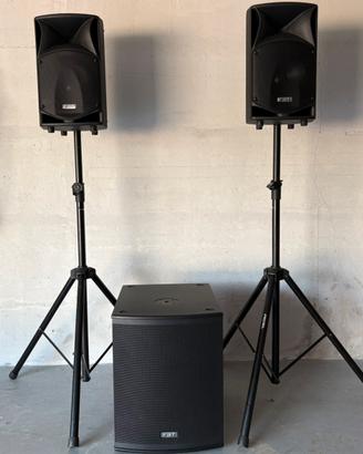 FBT jmaxx 110A e FBT xsub 15sa