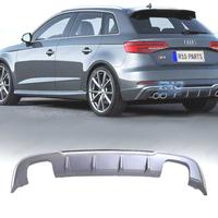 DIFFUSORE AUDI A3 HATCHBACK 17-20 LOOK S3 OO---OO