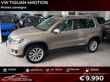 VW Tiguan 2.0 TDI 140 CV 4MOTION FINANZIABILE