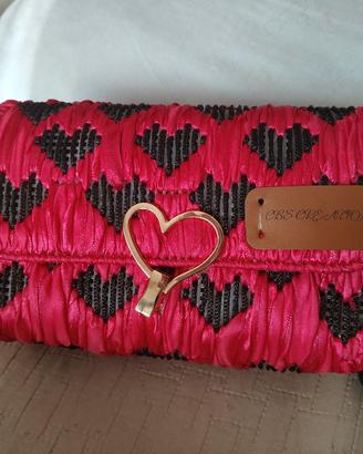 borsa fucsia tema San valentino 
