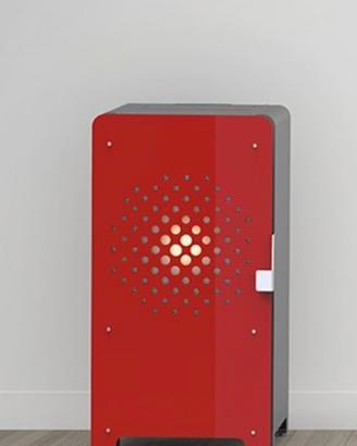 Stufa a pellet 8kw ventilata nuova