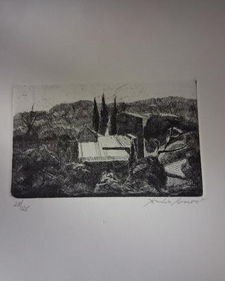 DUILIO ROSSONI..incisione