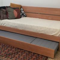 Divano letto con secondo letto estraibile