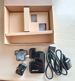 caricatore internazionale da viaggio 35w 4 usb