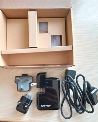 caricatore internazionale da viaggio 35w 4 usb