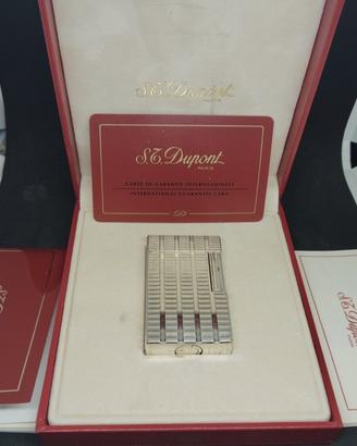 Accendino dupont st munito di box e doc