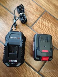 BATTERIA 4 AH E ALIMENTATORE 4,5 AH PARKSIDE NUOVI