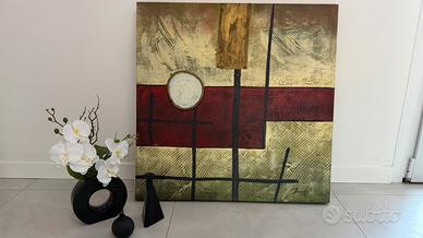 Quadro moderno astratto materico
