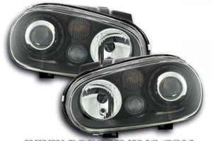 Coppia fari R32-look VW Golf 4 98-03 neri