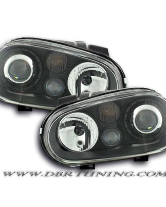 Coppia fari R32-look VW Golf 4 98-03 neri