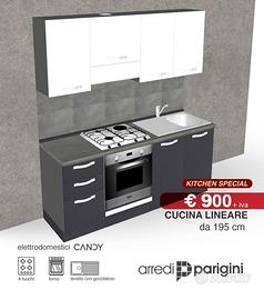 Cucina lineare moderna-PROMO 43TR'