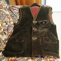 Gilet caccia in velluto