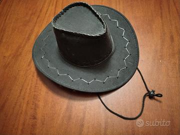 Cappello da cowboy nero