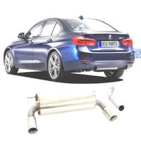 SCARICO SPORTIVO BMW F30 316 320 325 LOOK M DOPPIA