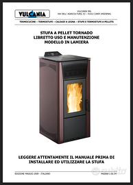 Stufa a pellet Vulcania 12,5kw