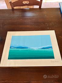Mimmo Savino serigrafia firmata e numerata VII/XXV