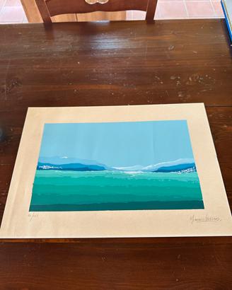 Mimmo Savino serigrafia firmata e numerata VII/XXV