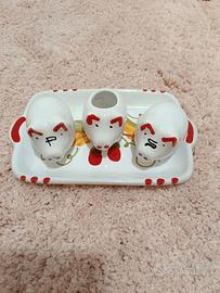 Set sale e pepe e stuzzicadenti