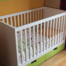 LETTINO IKEA STUVA con MATERASSO