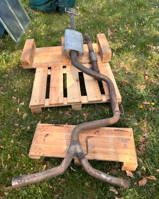 Marmitta alfa doppia uscita