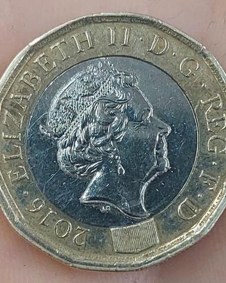 Moneta One Pound Elizabeth II 2016 - Collezione