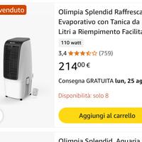 Raffrescatore evaporativo olimpia splendid