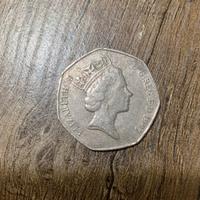 Moneta Fifty Pence Elisabeth II 1997