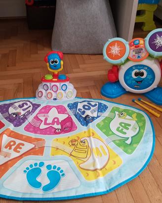 Chicco tappeto musicale e batteria 