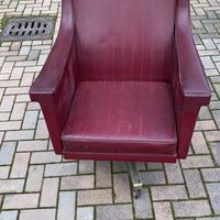 Poltrona in pelle vintage