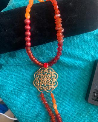 AIROLDI idea collana in resina con pendente