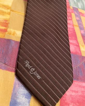 Cravatta  vintage Reed St. James misto seta