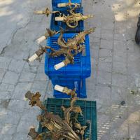 applic da muro ottone massiccio