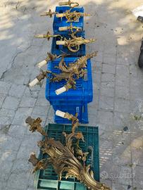 applic da muro ottone massiccio