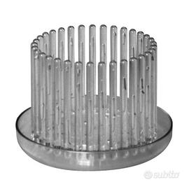 Set vaso orchidee con sottovaso Orchitop S grigio