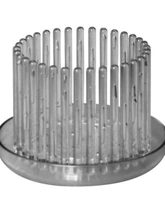 Set vaso orchidee con sottovaso Orchitop S grigio