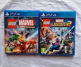 lego Marvel super Heroes 1 e 2 per PlayStation 4