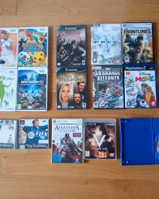 lotto 17 giochi PC PSX PS2 PS3 a partire da 2 eur