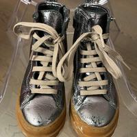 Stivaletti argentati brutus camper bambina