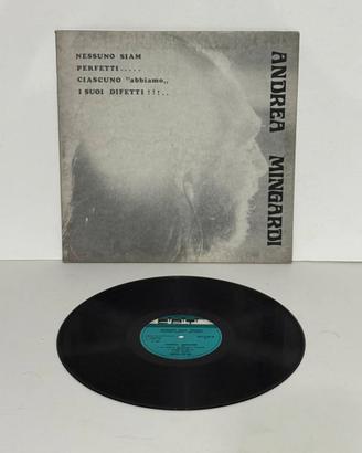 Vinile Andrea Mingardi Nessuno Siam Perfetti